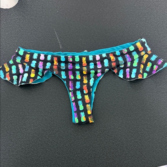 San Lorenzo Colorful Pineapple Bikini Bottom - Picture 1 of 2